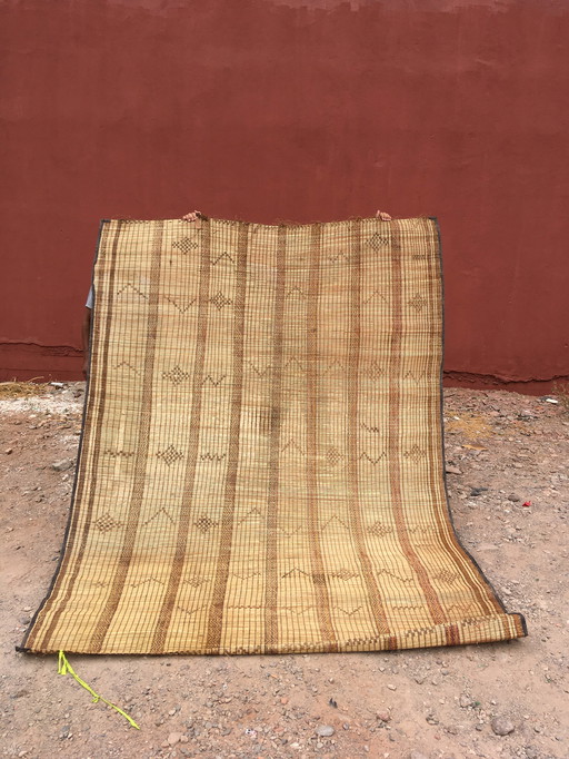 Mauritanian mat Touareg carpet 2.76 X 2.05 M