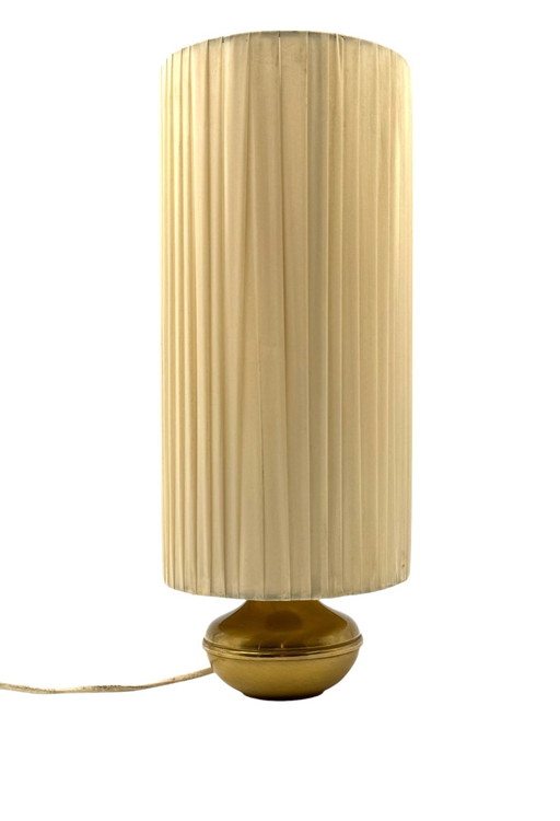 Mid Century Modern Brass Table Lamp, Italy, 1960s