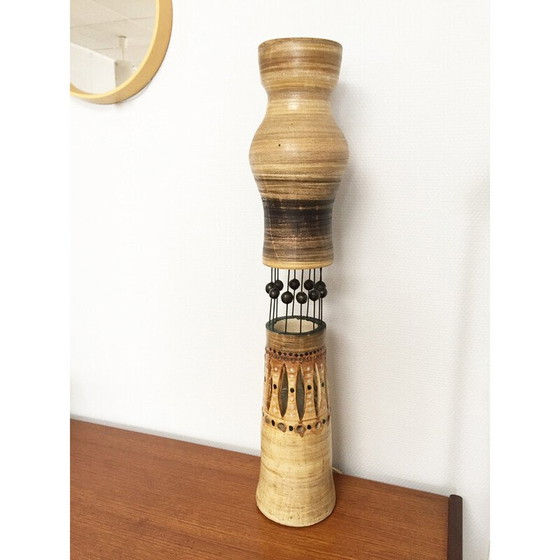 Image 1 of Vintage ceramic totem lamp, 1970