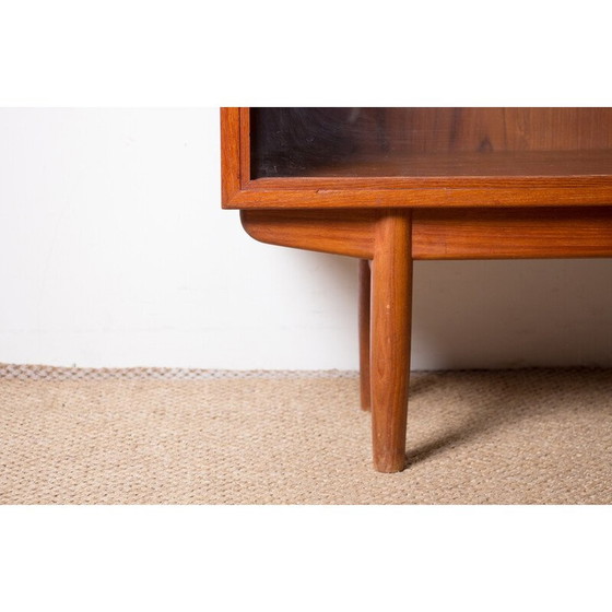 Image 1 of Vintage teak display bookcase by Borge Mogensen for Soborg, Denmark 1960
