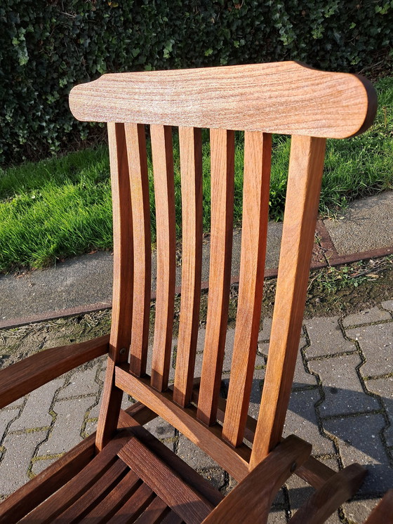 Image 1 of 2 Skagerak Teak Deckchairs, Collapsible