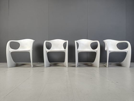 Image 1 of Set Of 4 Casalino Dining Chair By Alexander Begge For Casala, 1970S