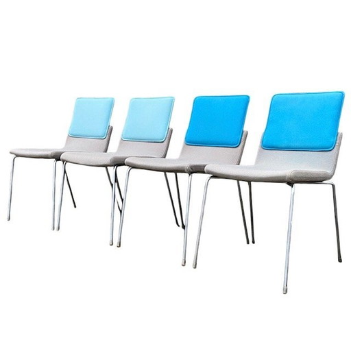 4X Gispen Chair, Upholstered