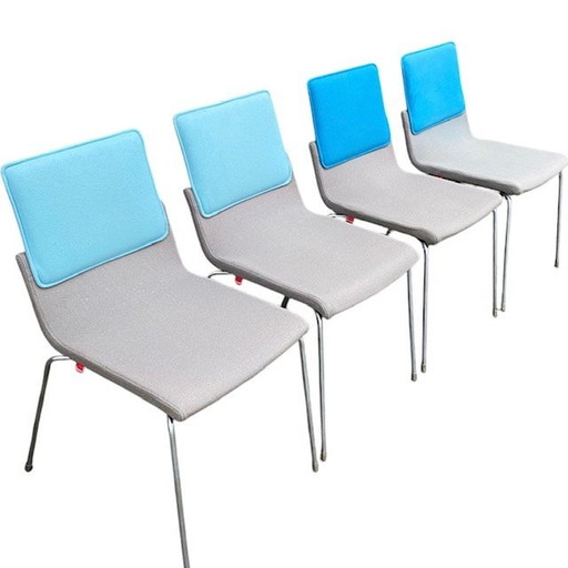 4X Gispen Chair, Upholstered