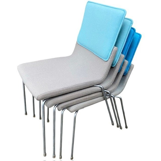 Image 1 of 4X Gispen Chair, Upholstered