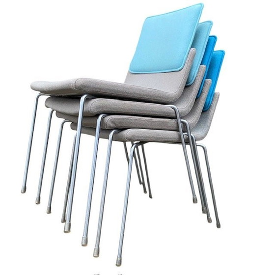 Image 1 of 4X Gispen Chair, Upholstered