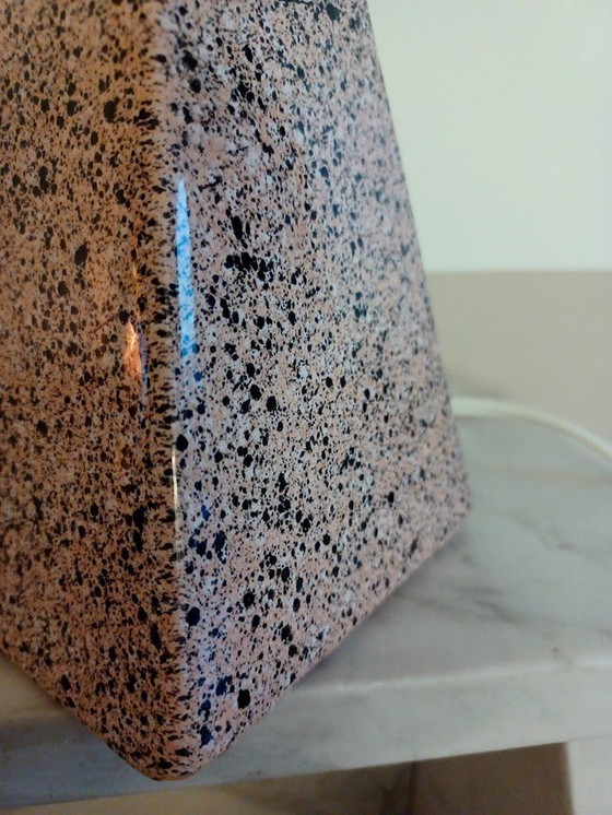 Image 1 of Table Lamp, Terrazzo-Effect, 1991, Manufactures Porcelaines De Bruxelles.