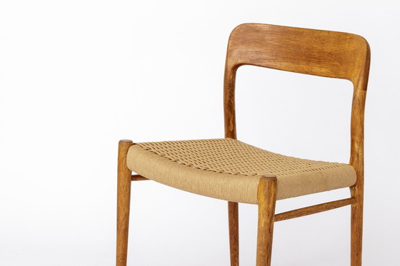 Image 1 of Vintage Danish Niels Moller Chair No. 75 - 1950S Oak, Mid-Century Modern Design, Collectible Furniture