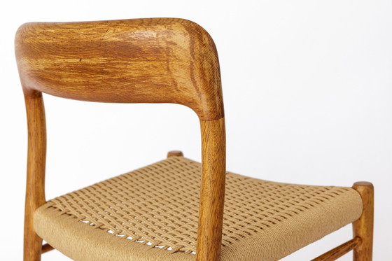 Image 1 of Vintage Danish Niels Moller Chair No. 75 - 1950S Oak, Mid-Century Modern Design, Collectible Furniture