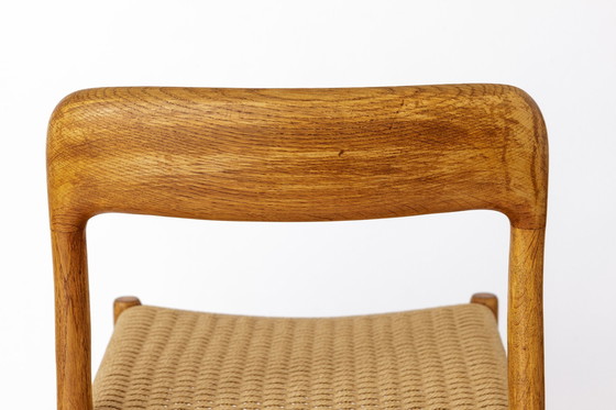 Image 1 of Vintage Danish Niels Moller Chair No. 75 - 1950S Oak, Mid-Century Modern Design, Collectible Furniture