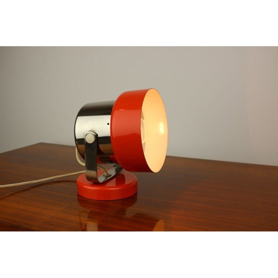 Image 1 of Lampada da parete rossa di metà secolo, Germania, anni '70