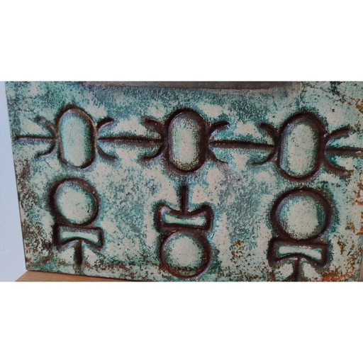 Specchio in ceramica vintage