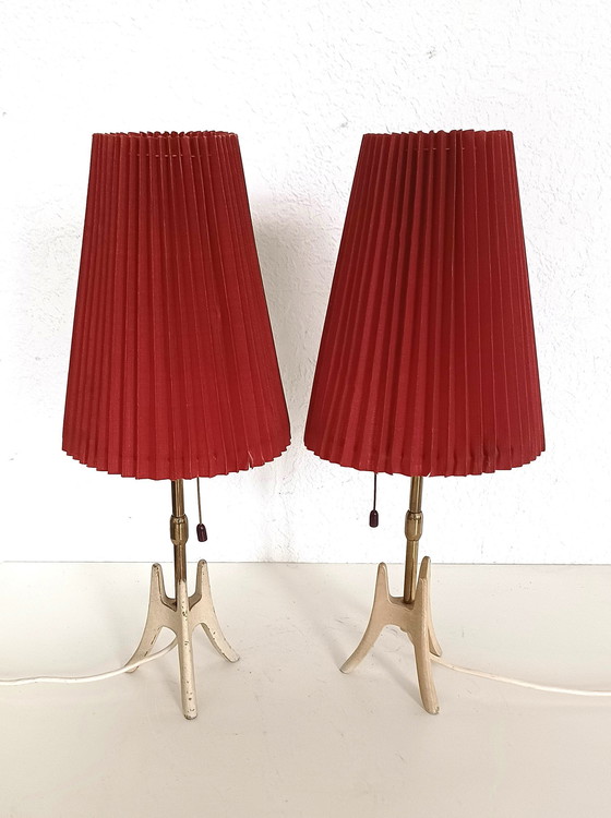 Image 1 of Two Fifties Bed Lamps