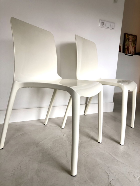 Image 1 of 2 Casprini Stacking Chairs Model "Tiffany" Designed By Marcello Ziliani In The Period Between 2005 / 2008. They are in good