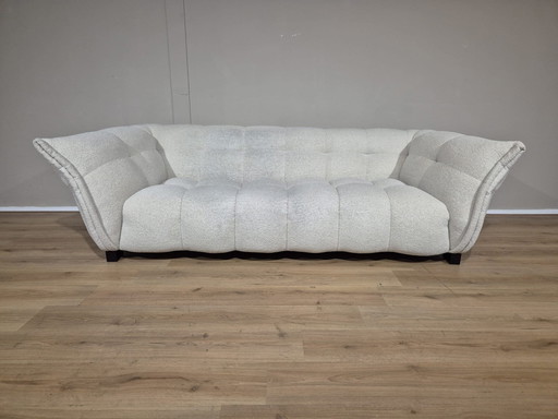 Xooon Bellagio - 3 Seater Sofa - White - Bouclé - Design