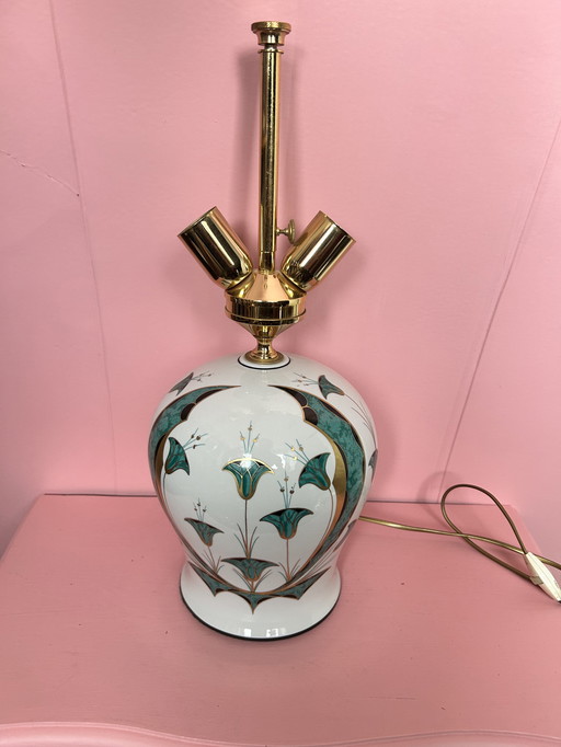 Lampe de designer italien en porcelaine