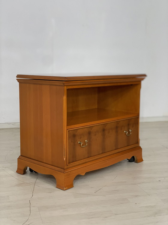 Image 1 of Mid century chest of drawers hallway cupboard vintage