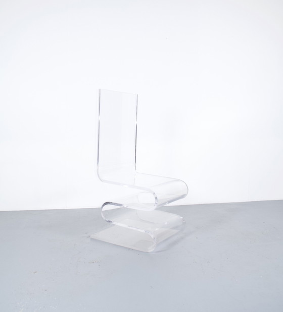 Image 1 of Imponente sedia in plexiglas anni &#39;70