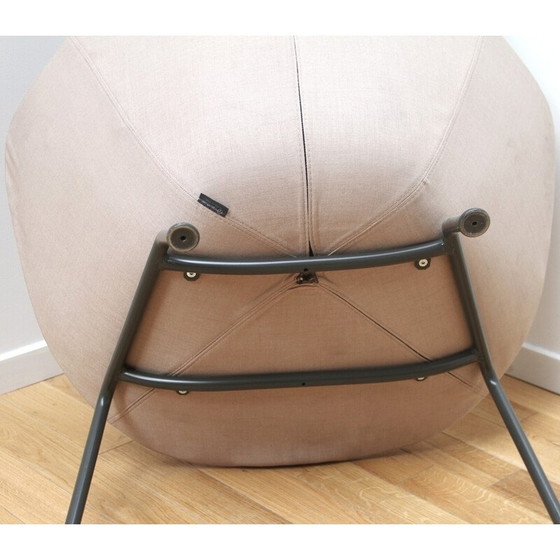 Image 1 of Poltrona vintage in tessuto beige "Dot" di Patrick Norguet per Tacchini