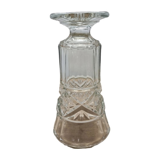Image 1 of Vintage Pressed Glass Vase