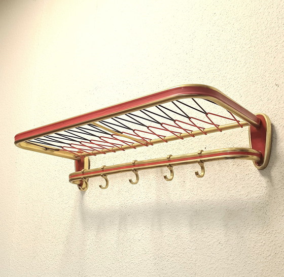 Image 1 of Fifties String Coat Rack