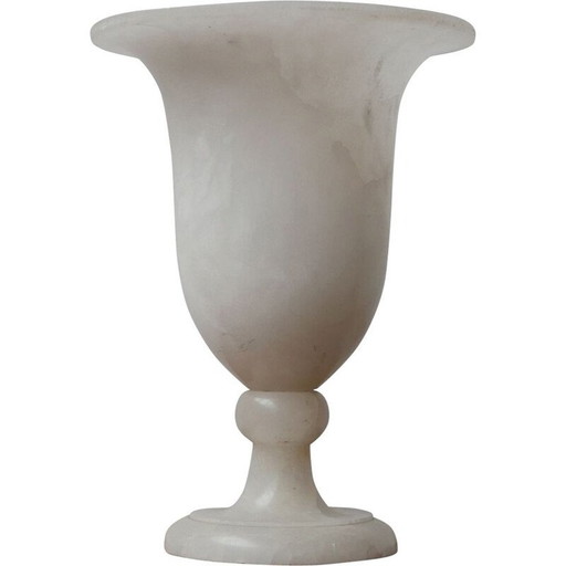 Marble mid-century table lamp
