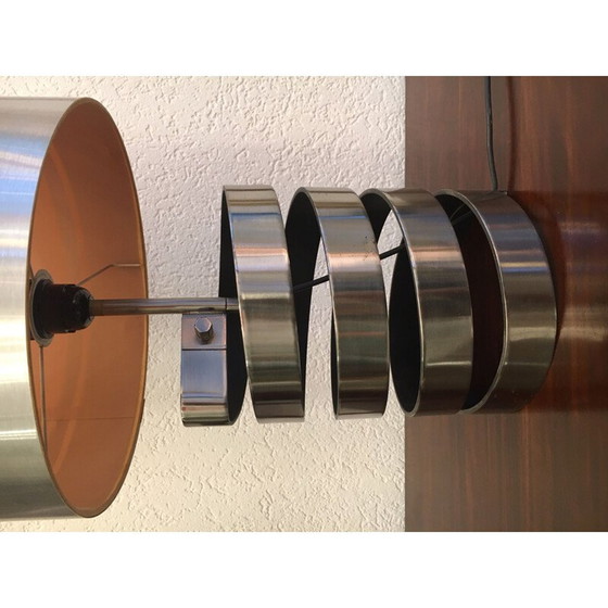 Image 1 of Vintage spiral table lamp France 1970