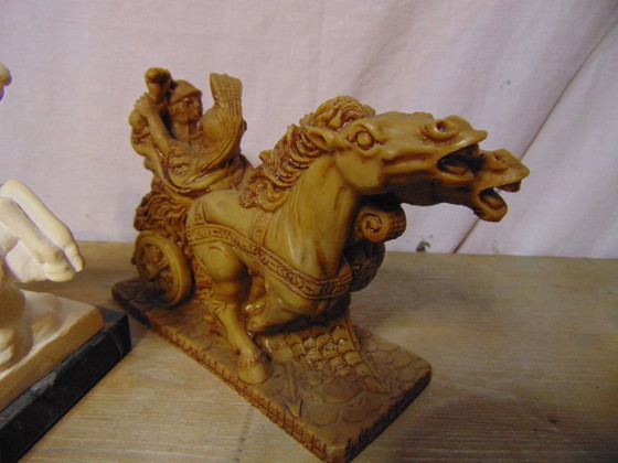 Image 1 of Due statue di Satini (cocchieri romani) 