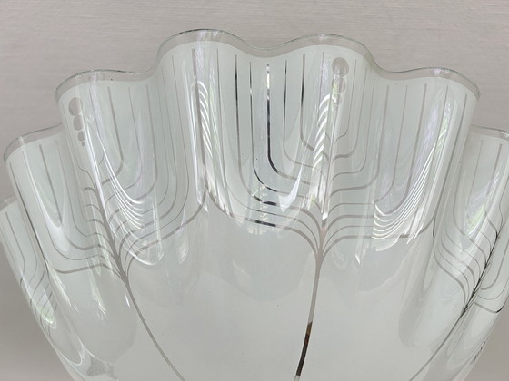 Image 1 of Art Deco Glass Pendant Lamp