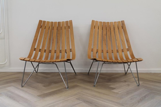 Image 1 of Scandia Chairs wooden set of 2