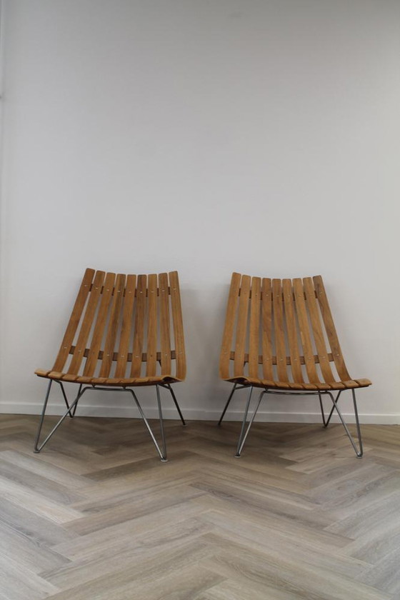 Image 1 of Scandia Chairs wooden set of 2