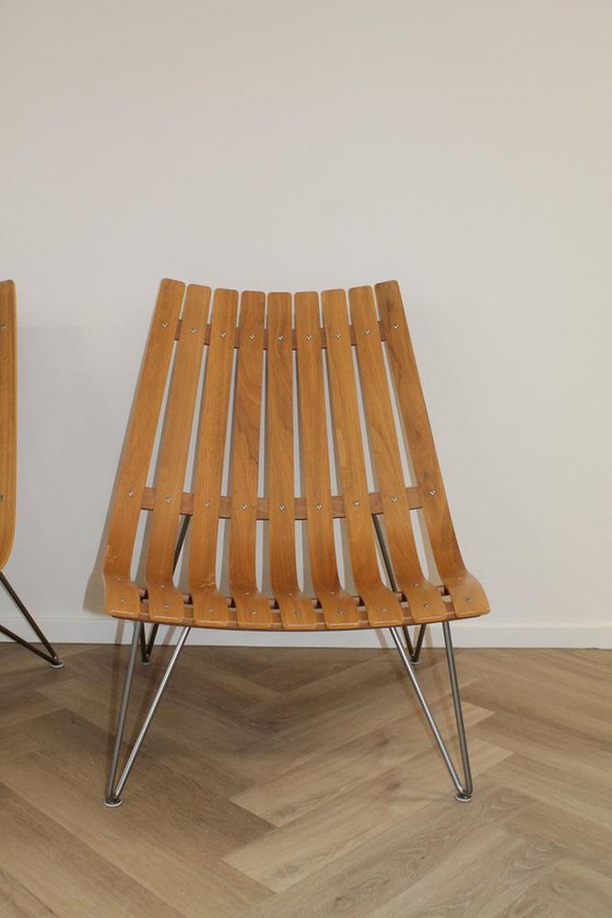 Image 1 of Scandia Chairs wooden set of 2