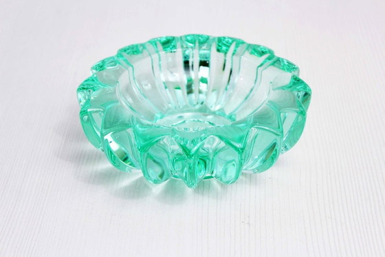 Image 1 of Art Deco crystal ashtray P.D'Avesn.