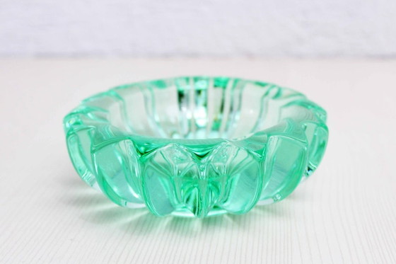 Image 1 of Art Deco crystal ashtray P.D'Avesn.