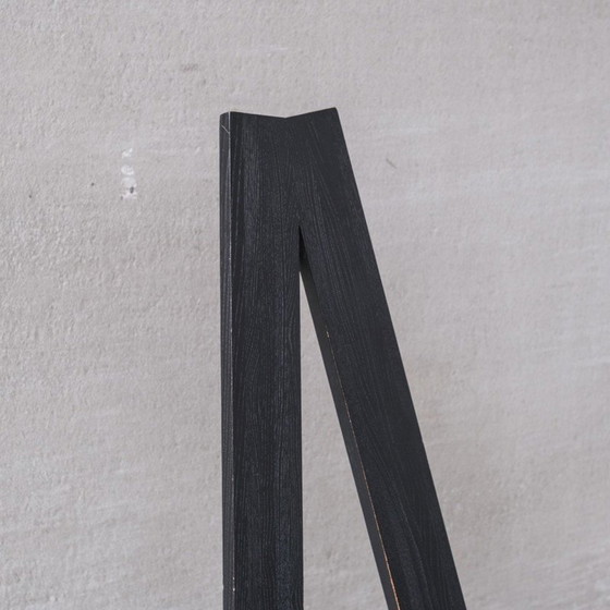 Image 1 of Set di 6 sedie da pranzo nere vintage francesi di Pierre Chapo, anni '70