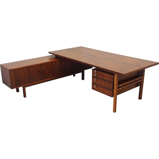 Vintage rosewood desk by Arne Vodder for Sibast, 1960s