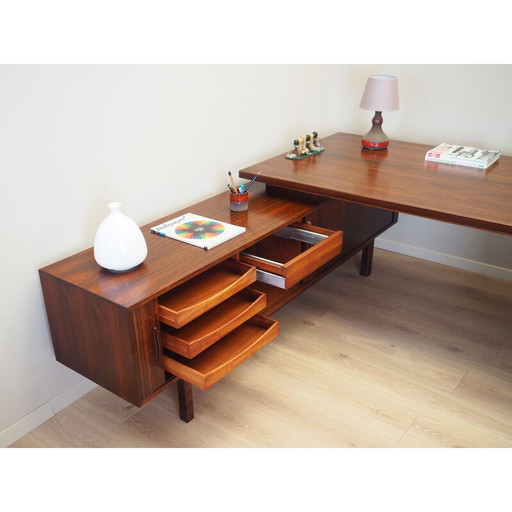Vintage rosewood desk by Arne Vodder for Sibast, 1960s