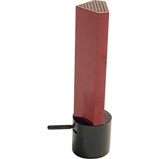 Vintage wall lamp caltha lacquered burgundy by Gianfranco Frattini , Italy 1980