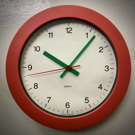 Image 1 of Quartz wall clock Junghans - Memphis Milano