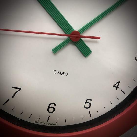 Image 1 of Quartz wall clock Junghans - Memphis Milano