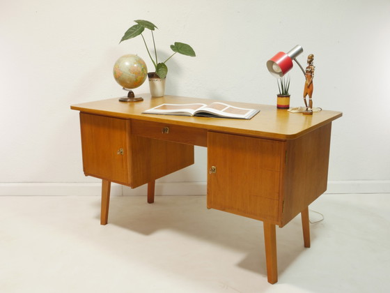 Image 1 of Vintage desk, office desk, 60s