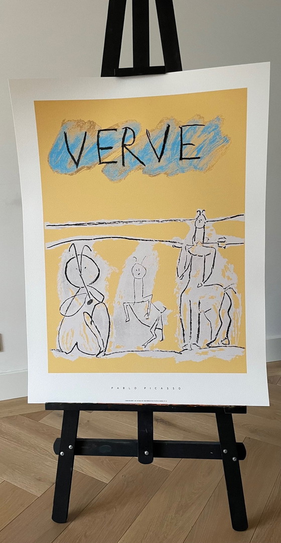 Image 1 of Pablo Picasso (1881-1973), Cover For Verve, 1951,  Copyright By Siae, Italy, 1996, Printed In Italy