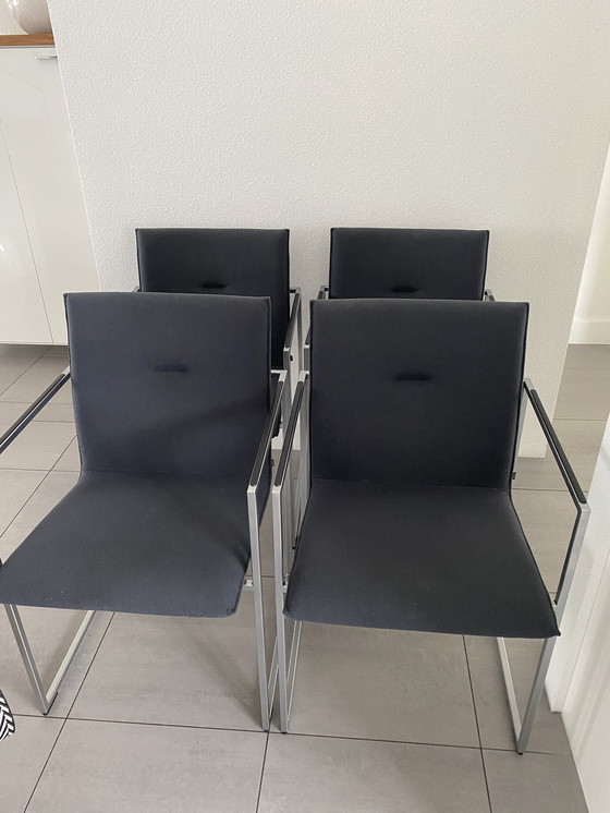 Image 1 of 4x Arco frame chairs