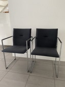 4 sedie con struttura Arco