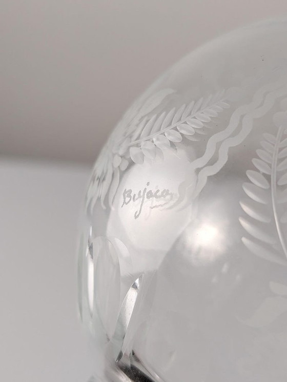 Image 1 of Hand Carved Crystal Staircase Finial