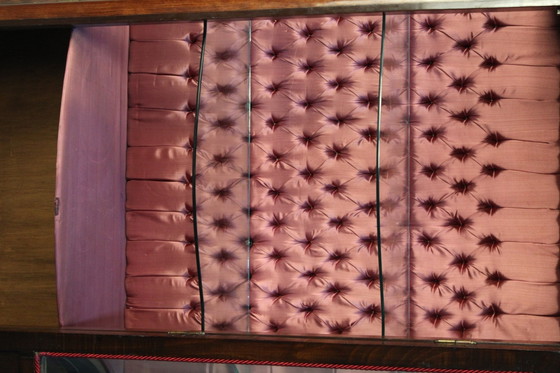 Image 1 of Marquetry Inlaid Vitrine Display Cabinet