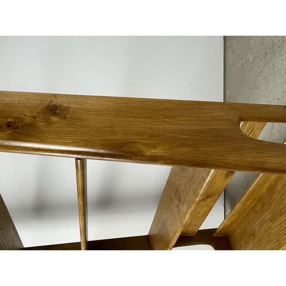Image 1 of Vintage oak shelf by Pierre Cruège