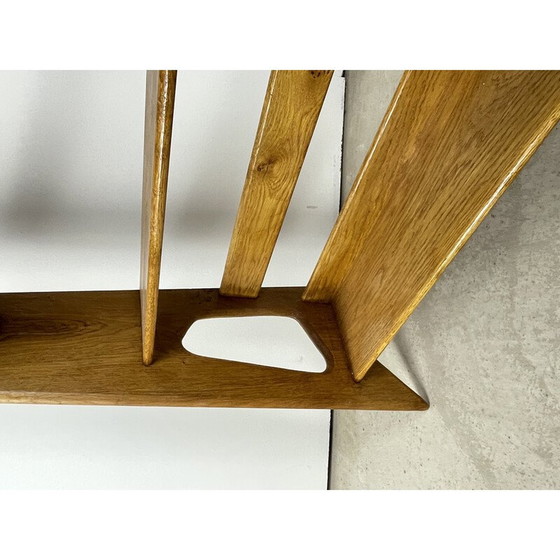 Image 1 of Vintage oak shelf by Pierre Cruège