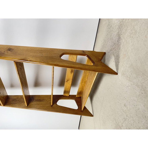 Image 1 of Vintage oak shelf by Pierre Cruège