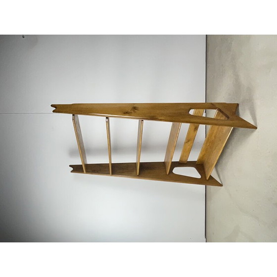 Image 1 of Vintage oak shelf by Pierre Cruège